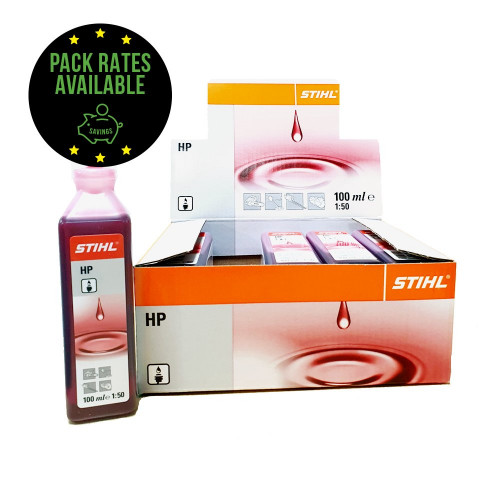 Stihl HP Two Stroke Oil - 10 x 100ml Shots Pack Rates