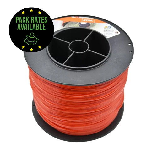 Stihl Nylon Squareline - 2.7mm x 347m Pack Rates