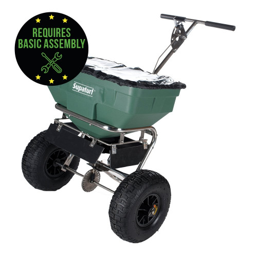 Supaturf 2 in 1 Drop & Broadcast Spreader SSR 125 SS, 56kg Capacity Basic Assembly