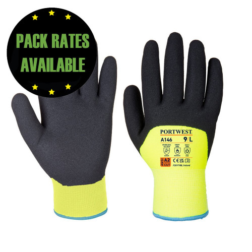 Thermal Nitrile Foam Grip Gloves - Twin Lined