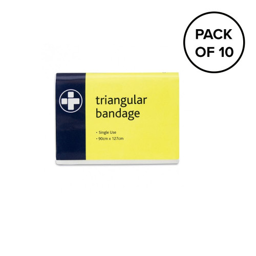 Triangular Bandage 90cm x 127cm (Pack of 10) *Clearance*