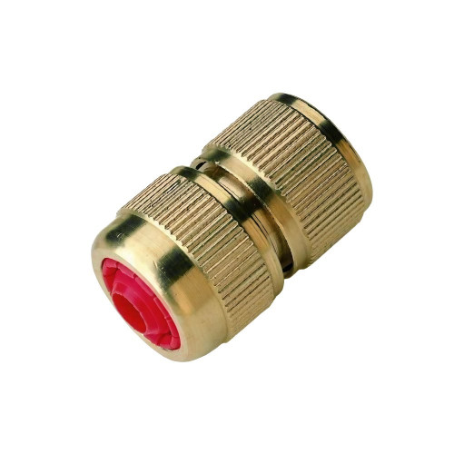 Waterstop Hose End Brass Quick Connector - 1/2inch (12.5mm)