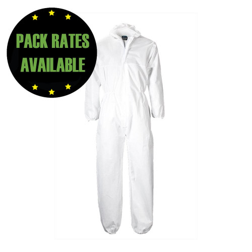 White Economy Disposable Coverall