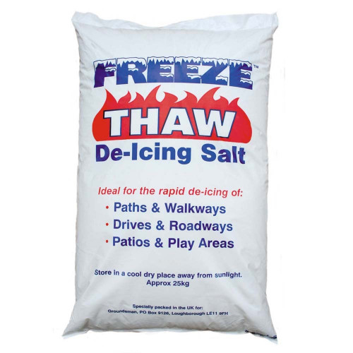 White Ice Melt Salt