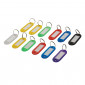 Key ID Tags & Rings, Assorted Pack of 12