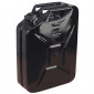 Steel Jerry Can, Black 20 Litre