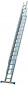 Aluminium 3 Section Ladder - 2.5m-6.0m