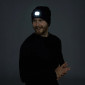 Beanie Hat with USB Rechargeable LED Head Light 02