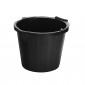Black Plastic Bucket