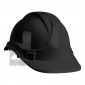 Black Vented Hard Hat