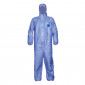 Blue Tyvek Chemical Resistant Disposable Spraysuit Type 5/6