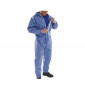 3XL Blue Chemical Resistant Disposable Spraysuits Type 5/6