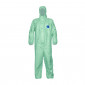 Green Tyvek Chemical Resistant Disposable Spraysuit Type 5/6