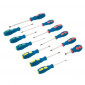 Contract Screwdriver Set - 12 Piece Slotted, Phillips & Pozidriv