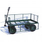 Draper Heavy Duty Garden Cart with Hinged Mesh Sides, 200kg Capacity