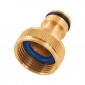 Female Threaded Brass Quick Connector - 3/4inch (19mm)