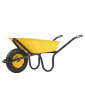 Haemmerlin Alpha Original 1041 90L H/D Wheelbarrow, Pneumatic Tyre, Yellow