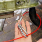 Heavy Duty Trailer Breakaway Cable, Carbine Hook & Clevis 01