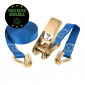 Hook End Ratchet Strap - 25mm x 4m Length - 800kg Capacity Pack Rates