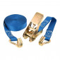Hook End Ratchet Strap - 25mm x 4m Length - 800kg Capacity