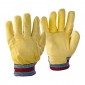 Insulated Hide Knitwrist Gloves - Size L