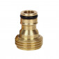 Male Threaded Brass Quick Connector - 3/4