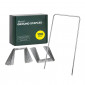 Metal Ground Staples 6inch Long - 4inch Wide (Pack of 100)