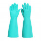 Nitrile 18inch Flock Lined Gauntlets