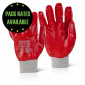 PVC Red Knitwrist Gloves
