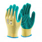 Premium Latex Palm Gloves Green