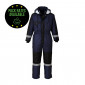 Quilted Winter Coverall, Navy Pack Rates