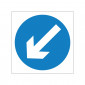 Road Sign Plate Directional Arrow