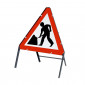 Steel Road Sign Plate - Men at Work 01