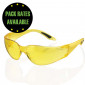 Vegas Wraparound Safety Spectacles - Yellow Tinted