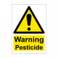 Warning Pesticide Self Adhesive Label - A5 (148 x 210mm)
