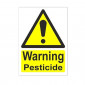 Warning Pesticide Self Adhesive Label - A5 (148 x 210mm)