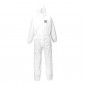 White Chemical Resistant Disposable Spraysuit Type 5/6