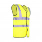 Yellow Class 2 Hi Vis Waistcoat 01