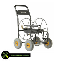 Best Choice Products 300ft Water Hose Reel Cart w/ Basket for