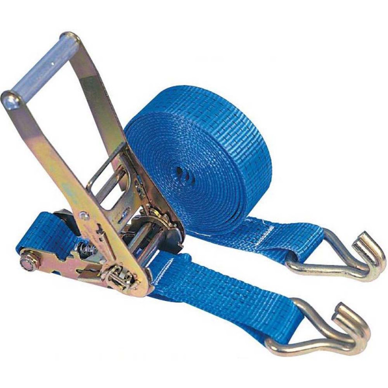 Hook End Ratchet Strap 50mm x 6m Length 5,000kg Capacity