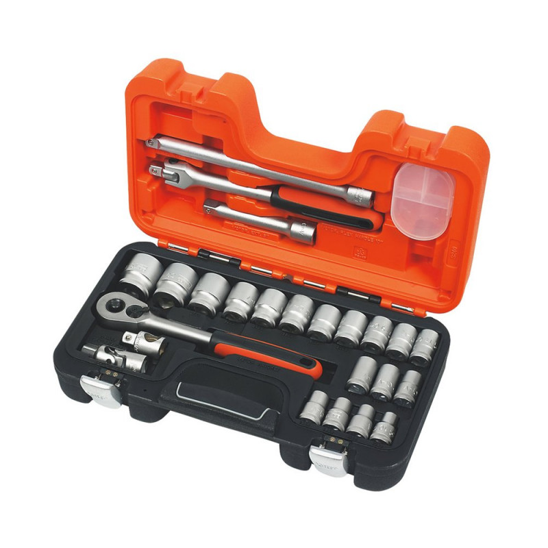 Bahco 1/2" Drive Metric Socket Set 24 Piece