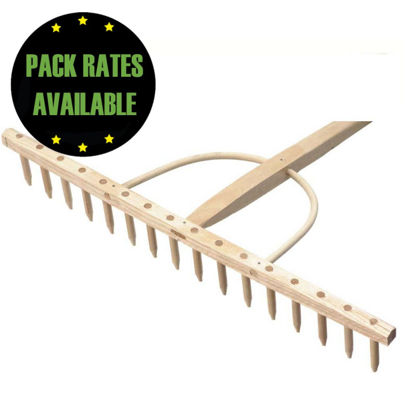 Bulldog 16 Tooth Wooden Hay Rake