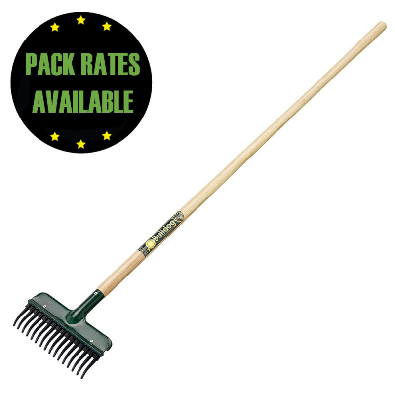 Bulldog Merlin Lawn Rake, 10" Head