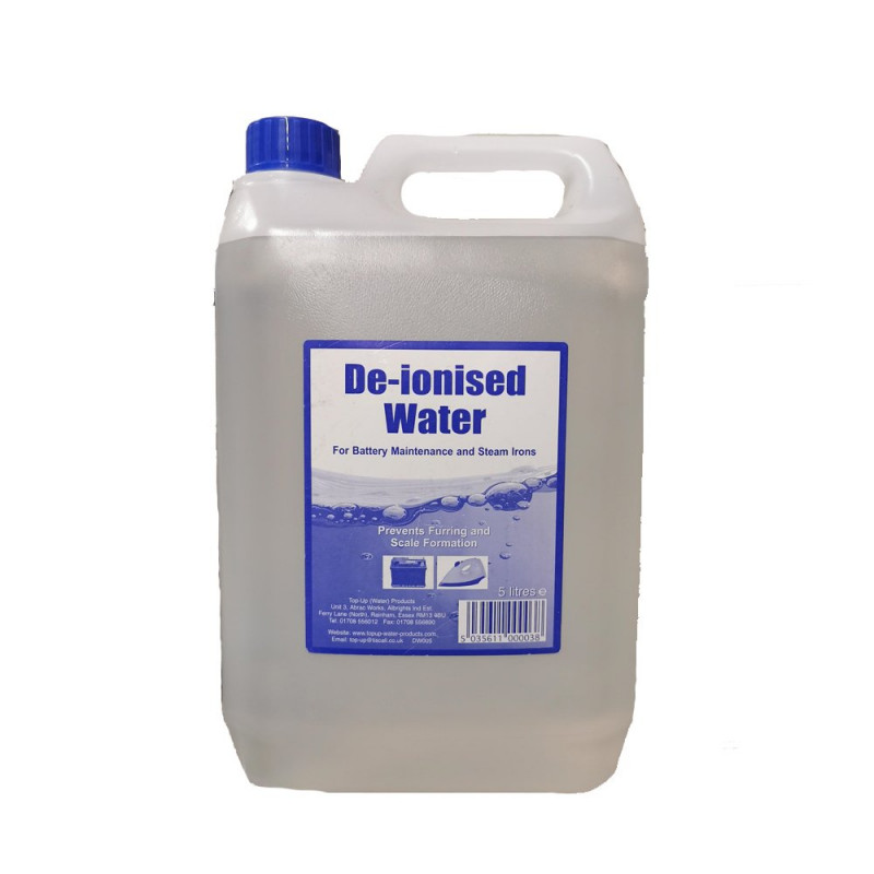 Deionised Water 5 Litre