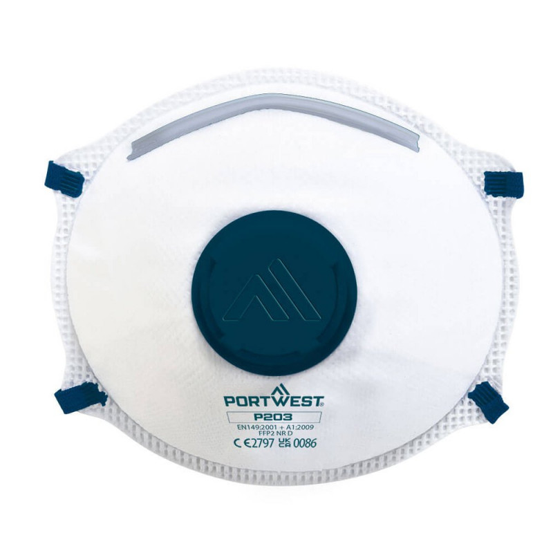 Disposable FFP2 Valved Face Masks (Pack of 10)