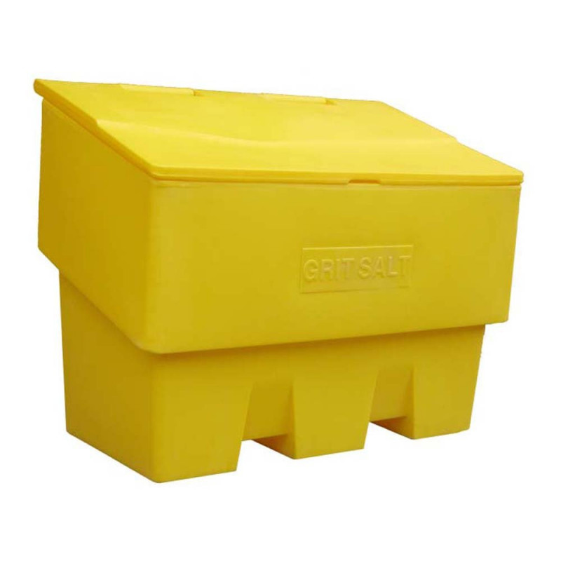 Plastic Grit Bin Yellow 400 Litre