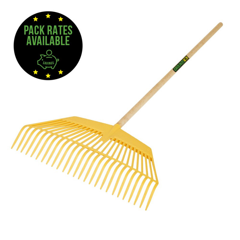 Turf Rake Plastic Polypropylene 26YP Multi Purpose Plastic Leaf & Lawn Rake