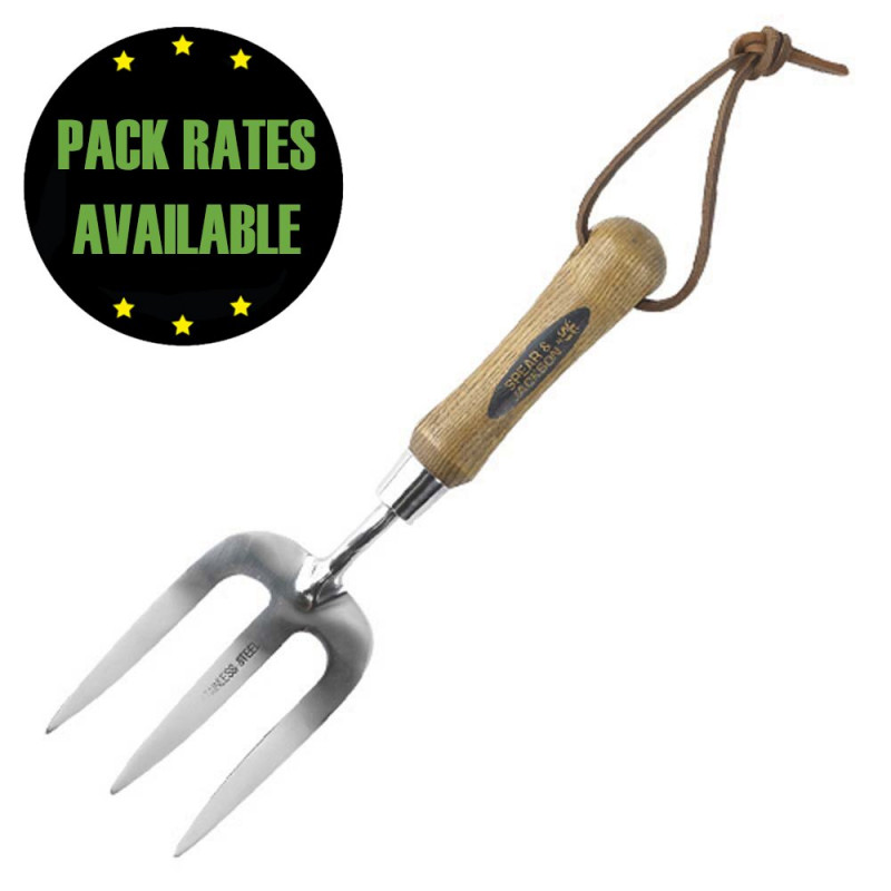 Spear & Jackson Stainless Tanged Weed Fork
