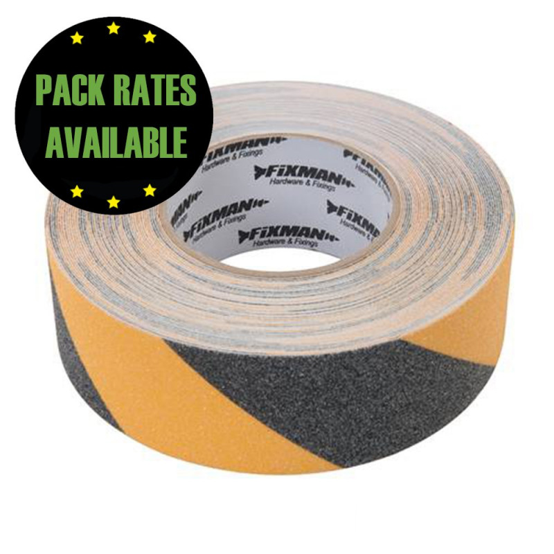 Anti Slip Zebra Tape Self Adhesive (Black & Yellow)